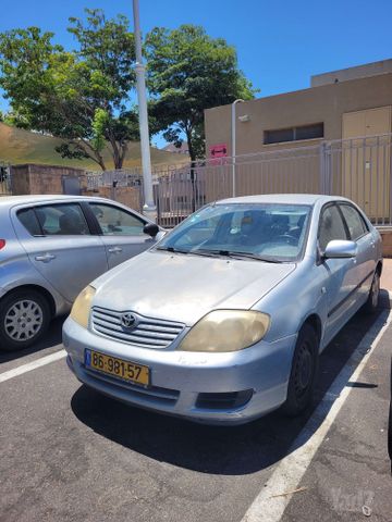 מודעת רכב טויוטה קורולה