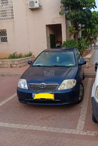 מודעת רכב טויוטה קורולה
