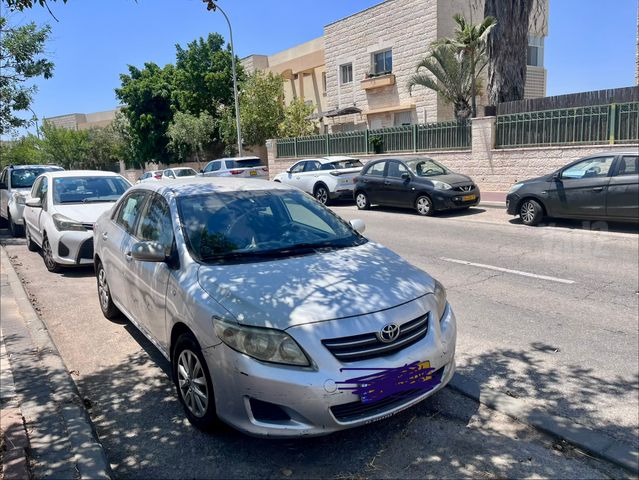 מודעת רכב טויוטה קורולה