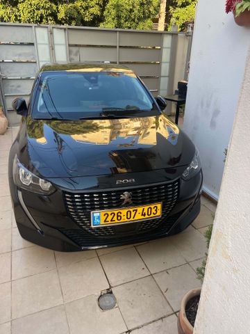 מודעת רכב פיג'ו 208
