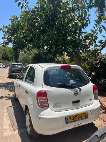 מודעת רכב ניסאן מיקרה