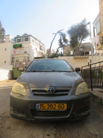 מודעת רכב טויוטה קורולה