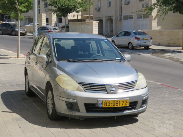מודעת רכב ניסאן טידה