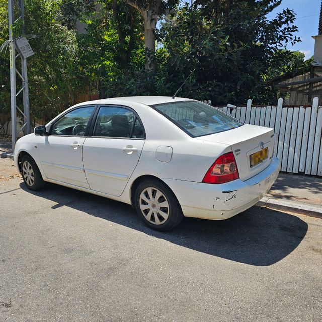 מודעת רכב טויוטה קורולה