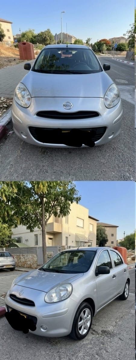 מודעת רכב ניסאן מיקרה