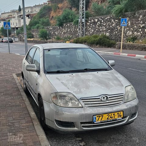 מודעת רכב טויוטה קורולה