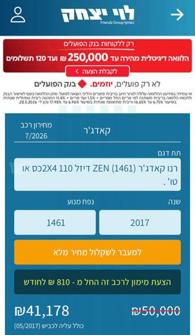 מודעת רכב רנו קדגא'ר