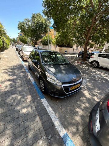 מודעת רכב פיג'ו 208