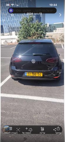 מודעת רכב פולקסווגן גולף