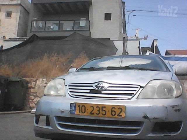 מודעת רכב טויוטה קורולה