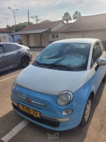 מודעת רכב פיאט 500