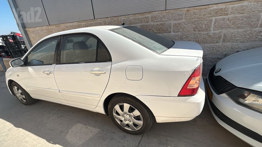 מודעת רכב טויוטה קורולה