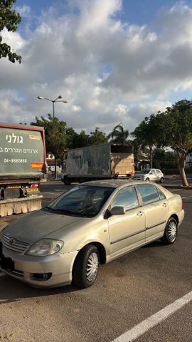 מודעת רכב טויוטה קורולה