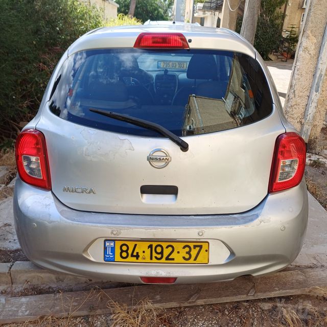 מודעת רכב ניסאן מיקרה