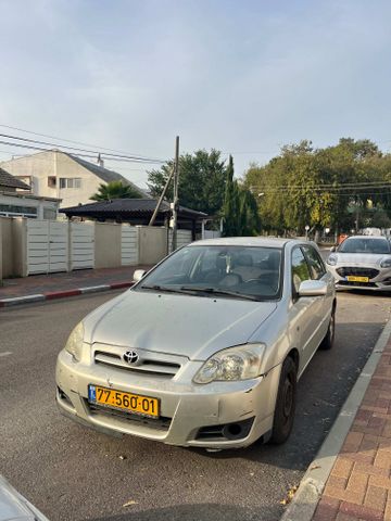 מודעת רכב טויוטה קורולה