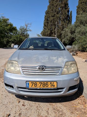 מודעת רכב טויוטה קורולה