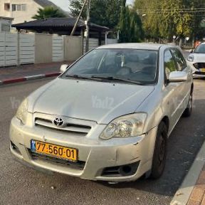 מודעת רכב טויוטה קורולה
