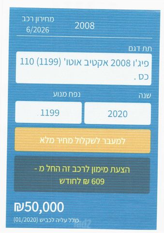 פיג'ו 2008
