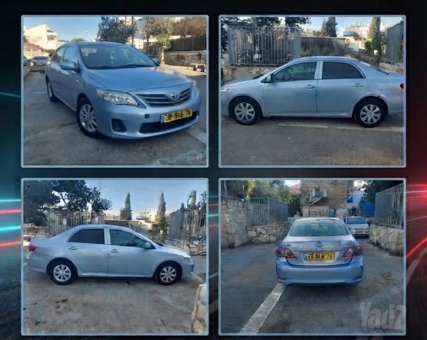 מודעת רכב טויוטה קורולה