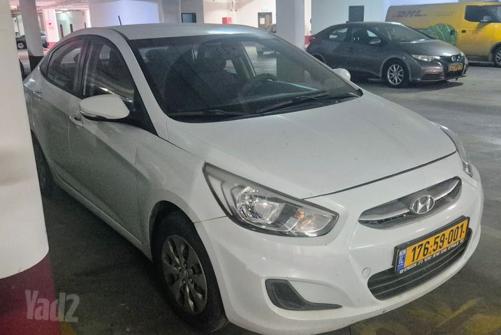 מודעת רכב יונדאי אקסנט i25
