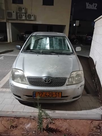 מודעת רכב טויוטה קורולה