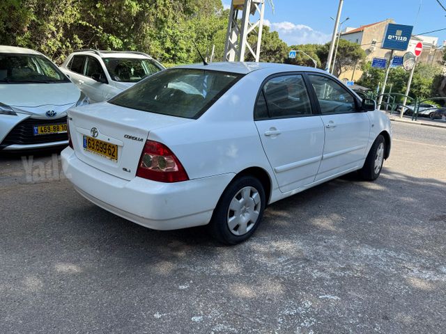 מודעת רכב טויוטה קורולה