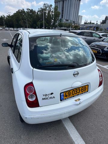 מודעת רכב ניסאן מיקרה
