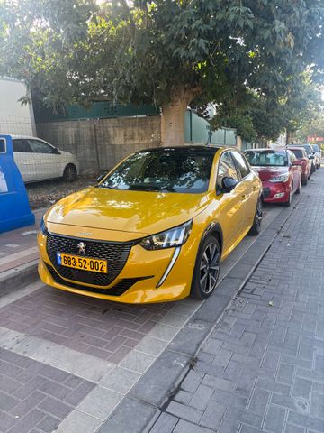 מודעת רכב פיג'ו 208