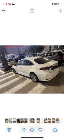 מודעת רכב טויוטה קורולה
