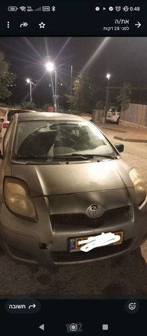 מודעת רכב טויוטה יאריס