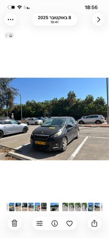מודעת רכב פיג'ו 108