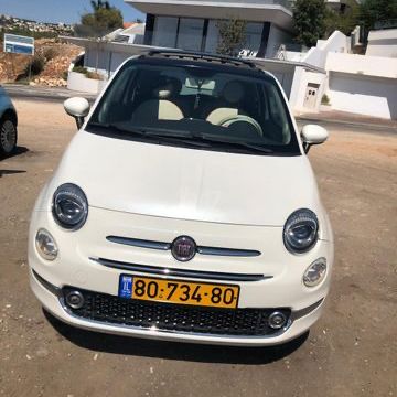 מודעת רכב פיאט 500
