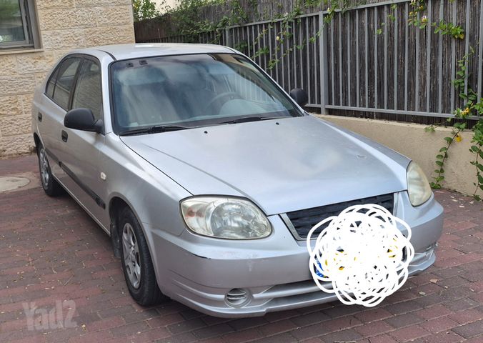 מודעת רכב יונדאי אקסנט i25