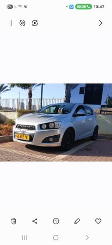 מודעת רכב שברולט סוניק