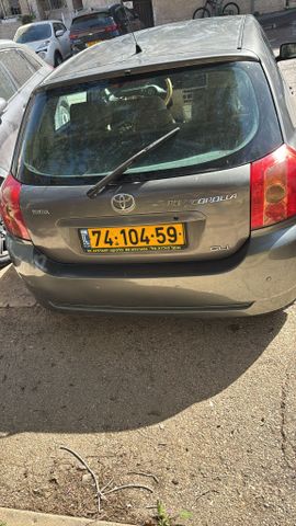 מודעת רכב טויוטה קורולה