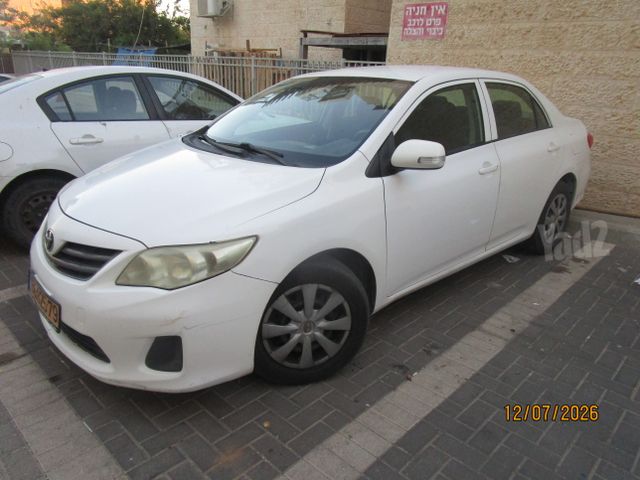 מודעת רכב טויוטה קורולה