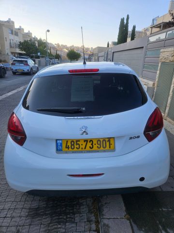 מודעת רכב פיג'ו 208