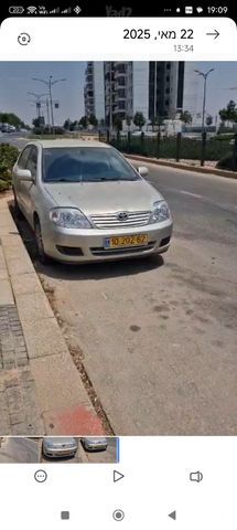 מודעת רכב טויוטה קורולה