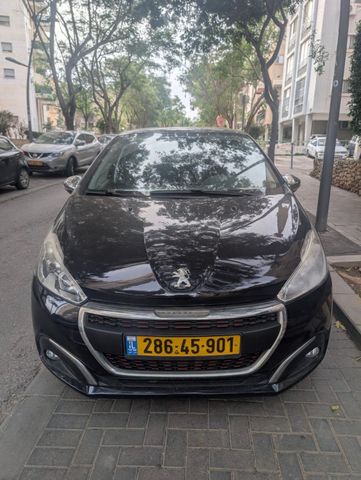 מודעת רכב פיג'ו 208