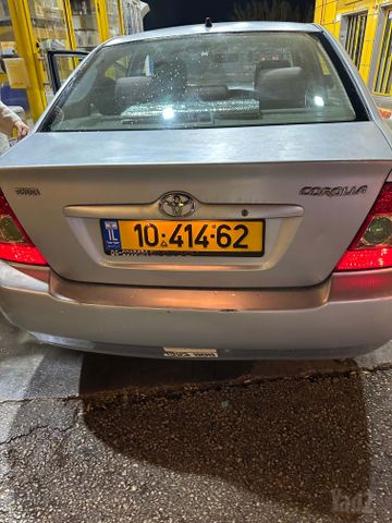 מודעת רכב טויוטה קורולה