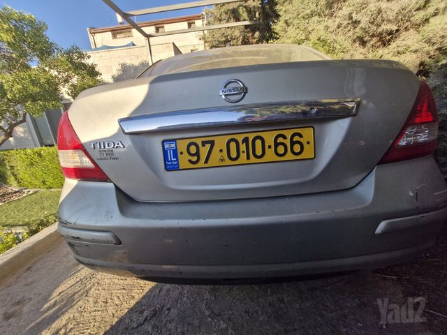 מודעת רכב ניסאן טידה