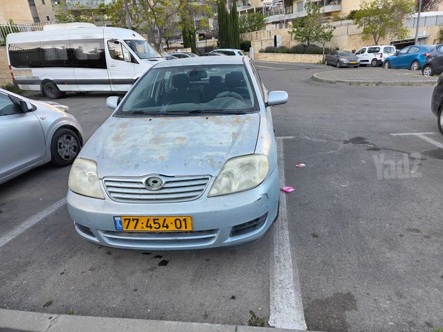 מודעת רכב טויוטה קורולה