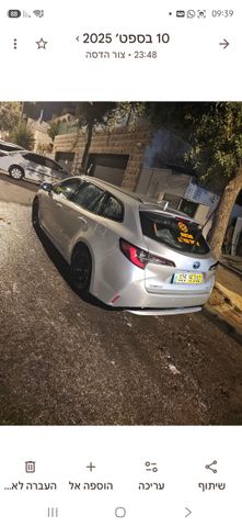מודעת רכב טויוטה קורולה