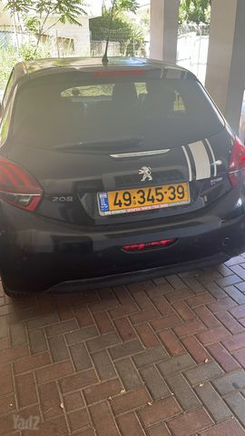 מודעת רכב פיג'ו 208