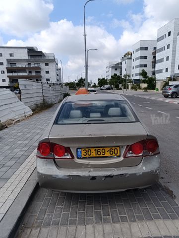 מודעת רכב הונדה סיוויק