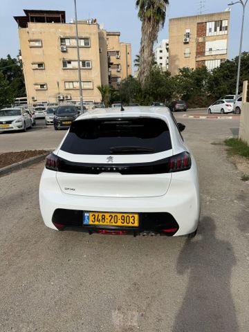 מודעת רכב פיג'ו 208