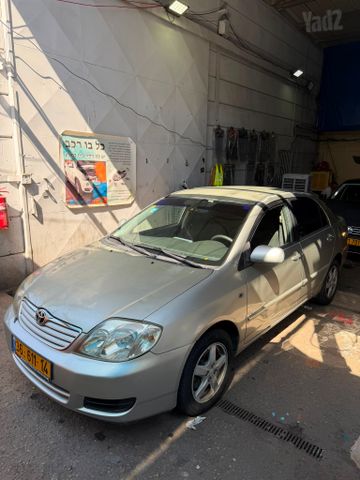 מודעת רכב טויוטה קורולה