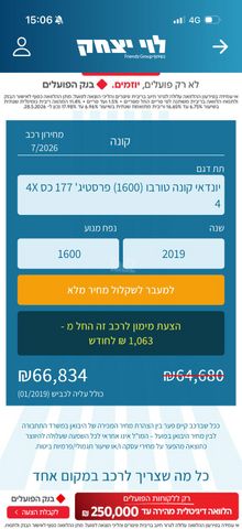 מודעת רכב יונדאי קונה