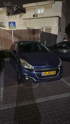 מודעת רכב פיג'ו 208
