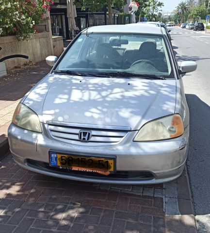 מודעת רכב הונדה סיוויק